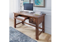 brown of desk    