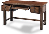 brown of desk    