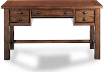 brown of desk    