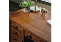 brown of desk    