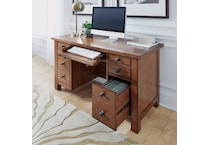 brown of desk    