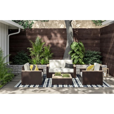 Palm Springs Outdoor Loveseat Set