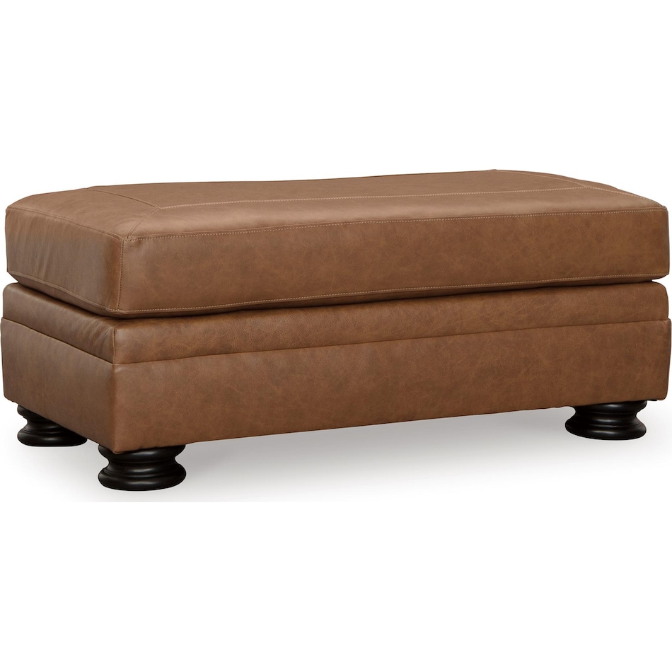 brown st stationary fabric ottoman   