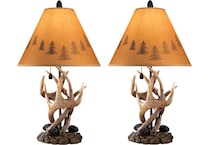 brown table lamp l  