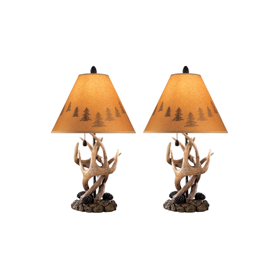 brown table lamp l  