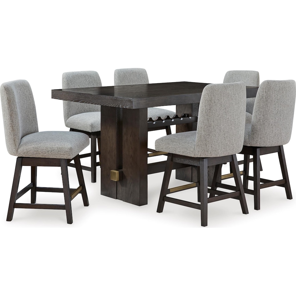 burkhaus dining dark brown dr packages dd  