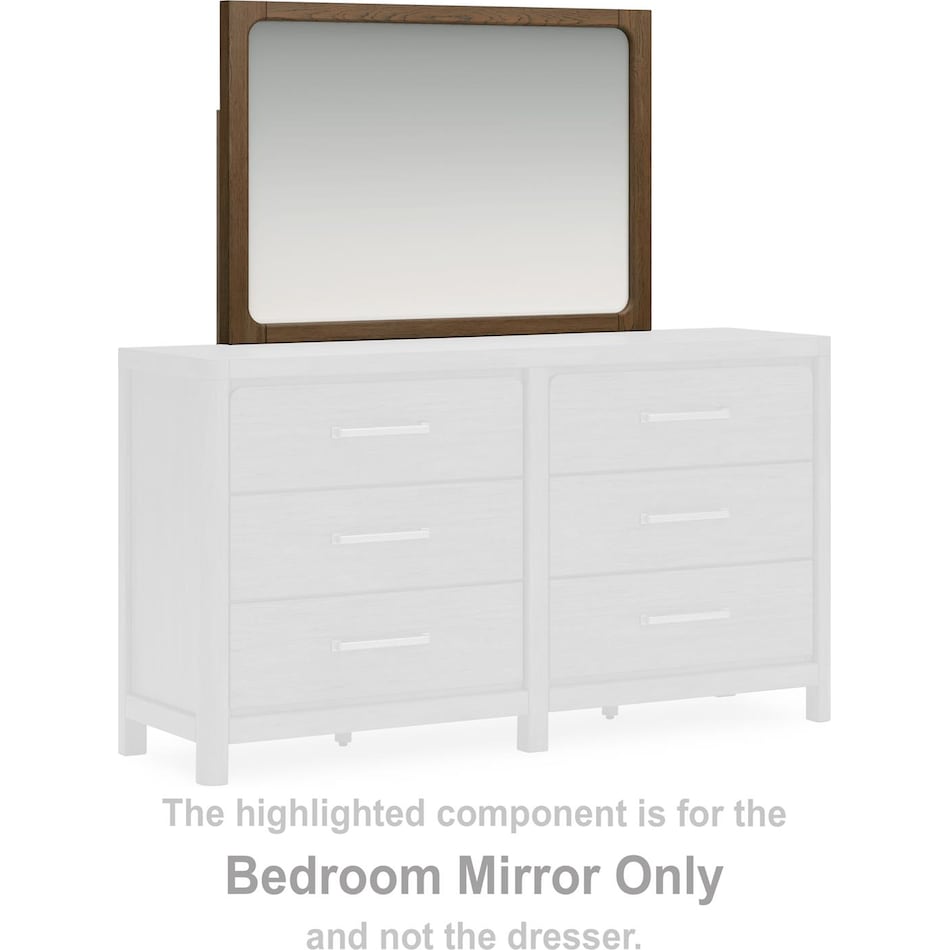 cabalynn bedroom light brown br master mirror b   