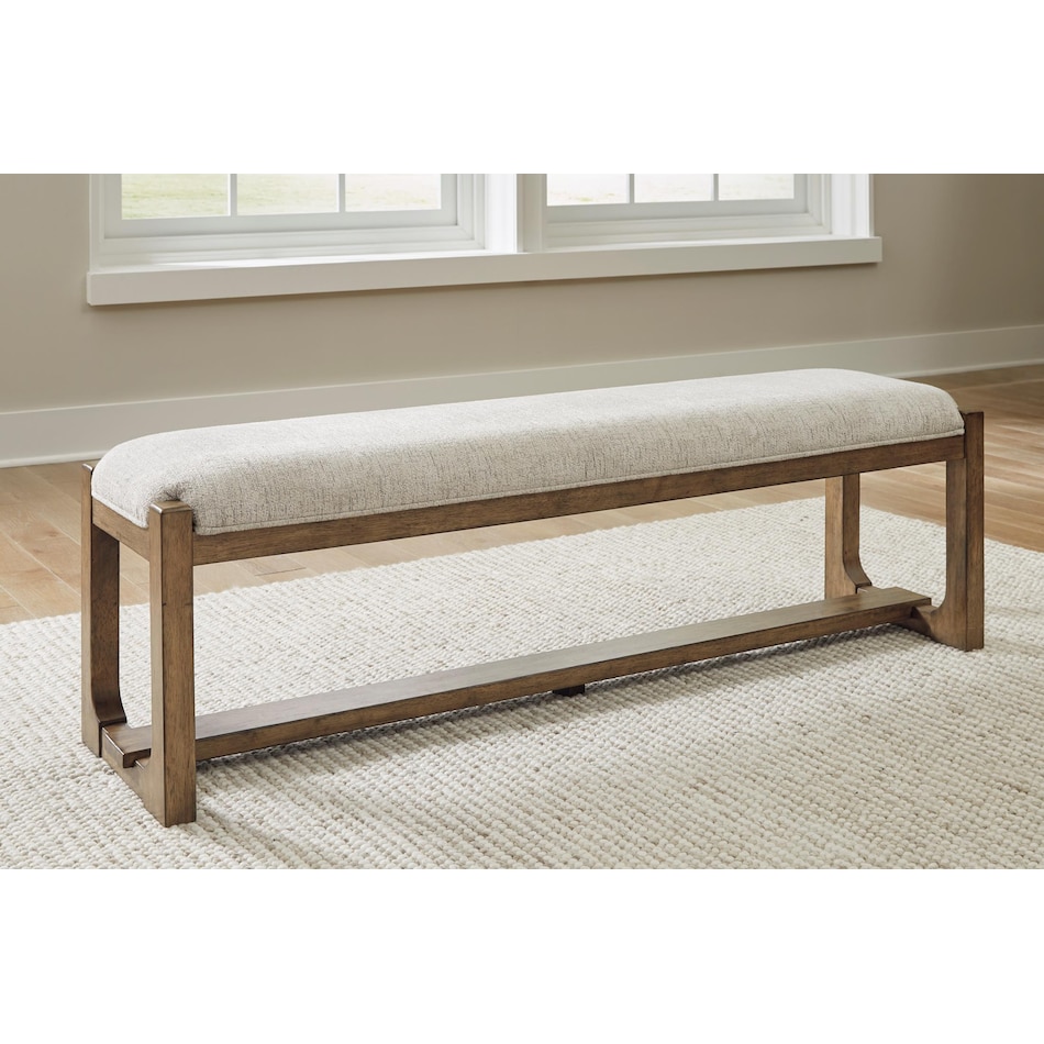 cabalynn dining brown dr bench d   