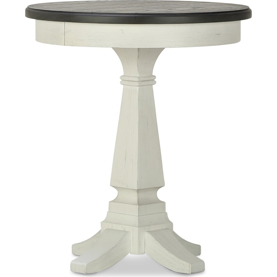 caden white oc end chairside table   