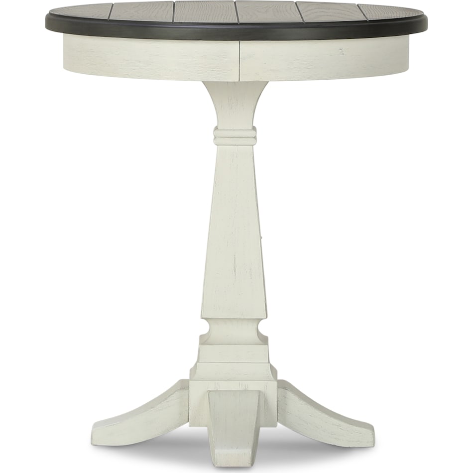 caden white oc end chairside table   