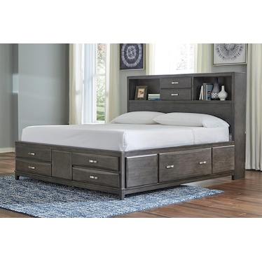 Caitbrook California King Storage Bed with 8 Drawers