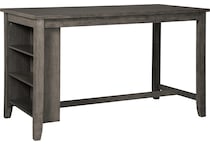 caitbrook gray dining table d   