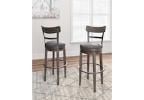 caitbrook gray dr counter stool w group d   