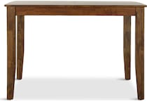 callie brown dining table   