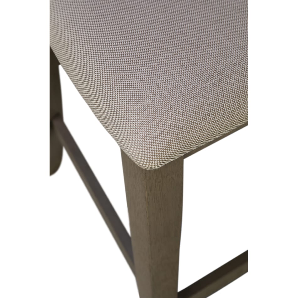 callie gray counter chair   
