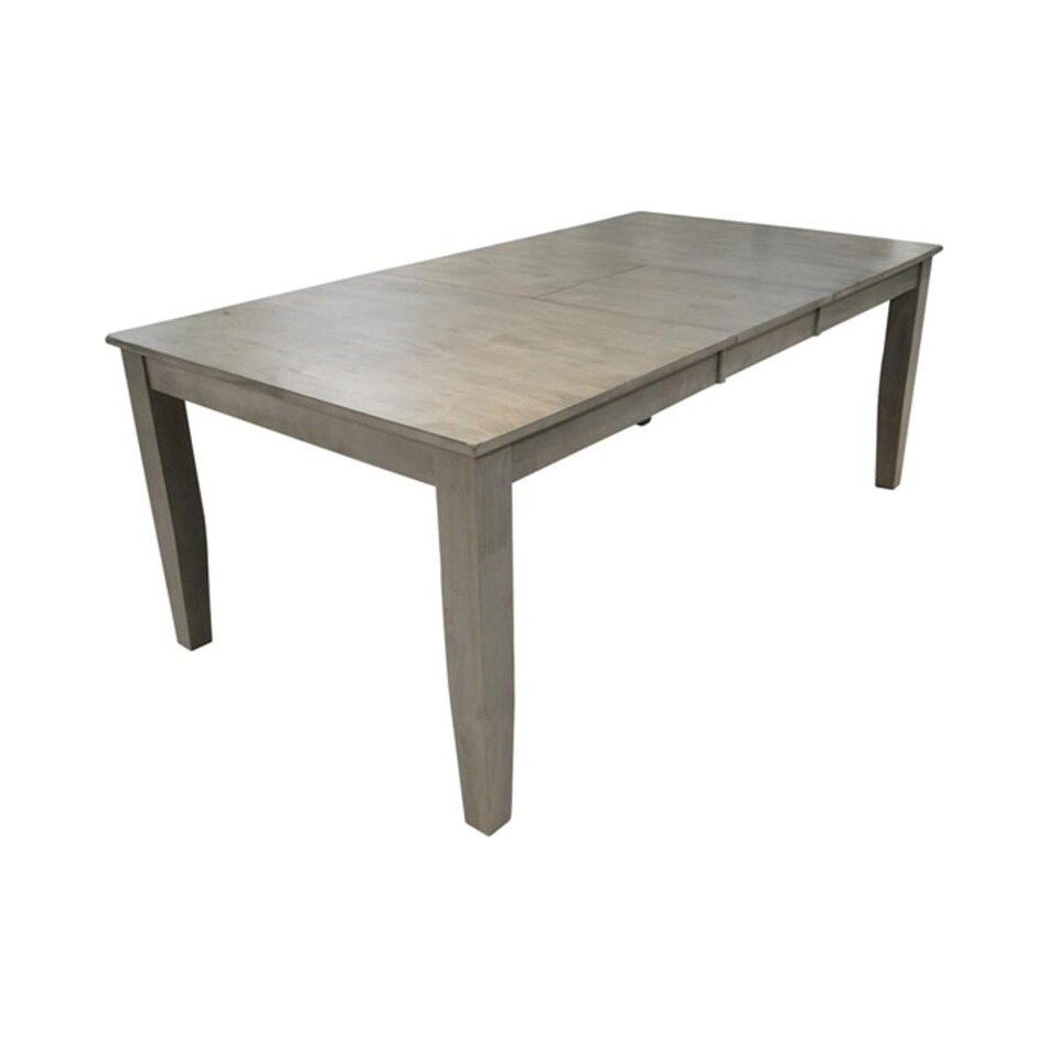 callie gray dr dining table reg hgt   