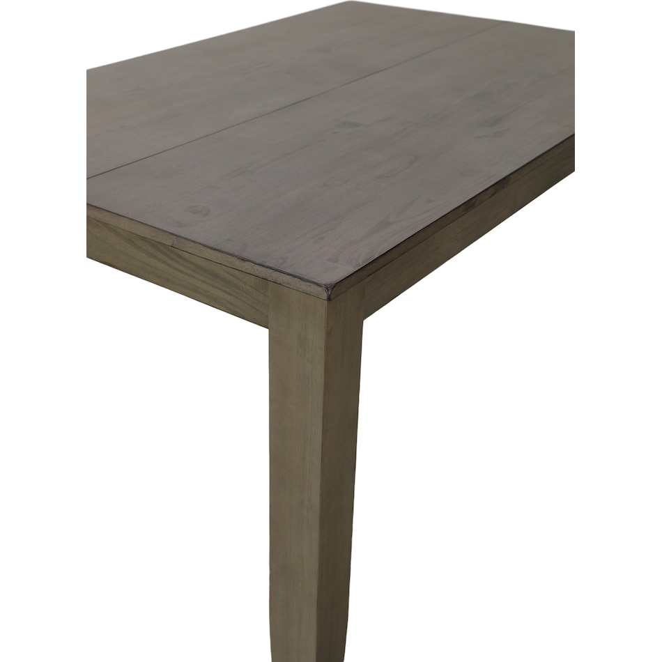 callie gray dr dining table reg hgt   