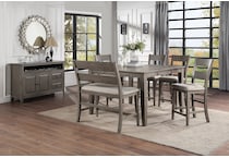 callie gray dr dining table ctr hgt   