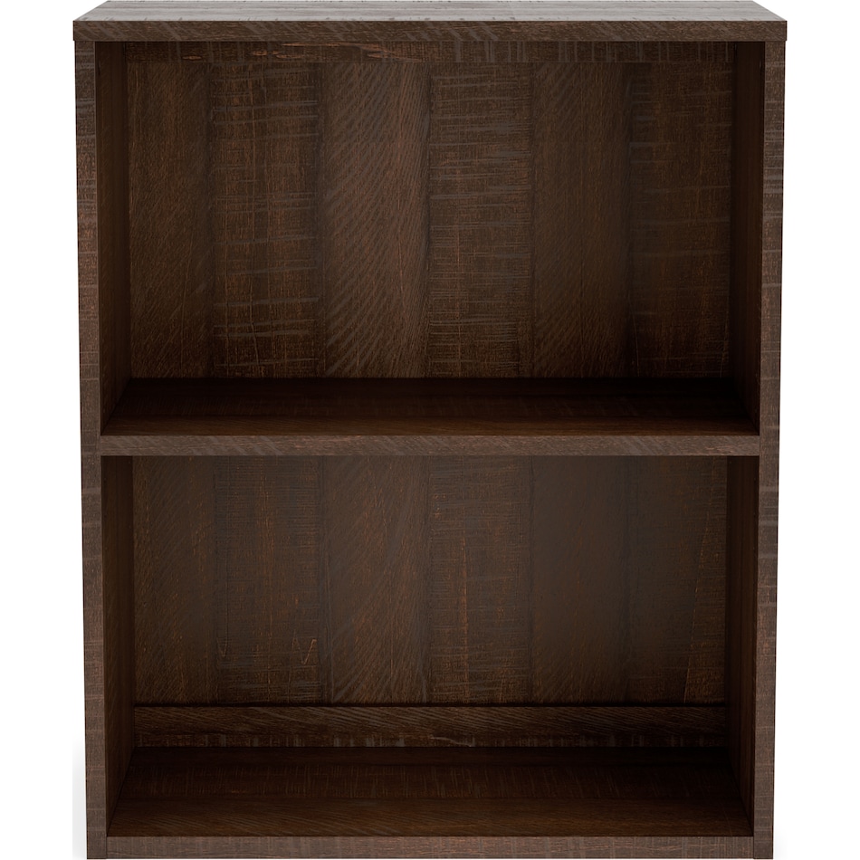 camiburg home office brown bookcase h   