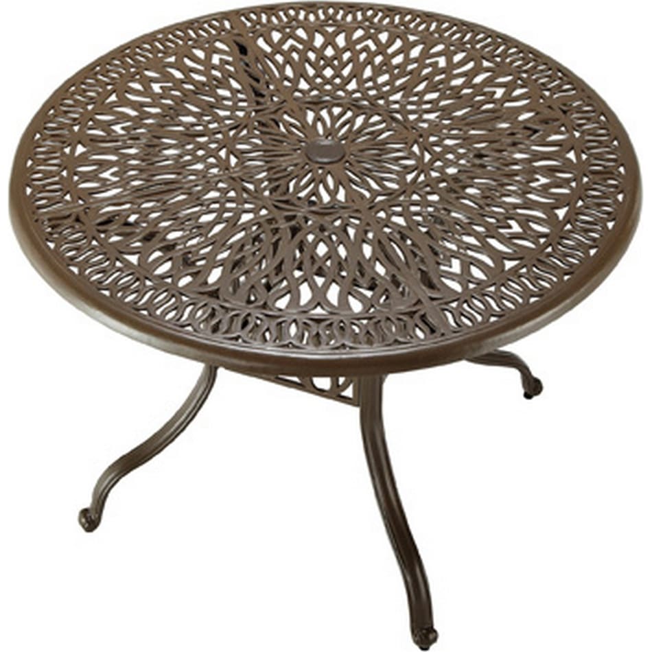 capri taupe ot outdoor dining table    
