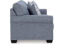 carissa manor living room blue st stationary fabric sofa   