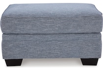 carissa manor living room blue st stationary fabric ottoman   