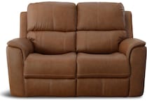 carmen living room brown mt motion leather loveseat p   