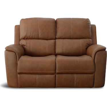 Carmen Leather Power Reclining Loveseat