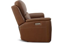 carmen living room brown mt motion leather loveseat p   