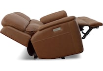 carmen living room brown mt motion leather loveseat p   