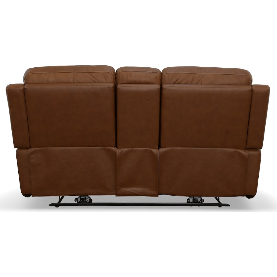 carmen living room brown mt motion leather loveseat p   