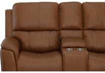 carmen living room brown mt motion leather loveseat p   