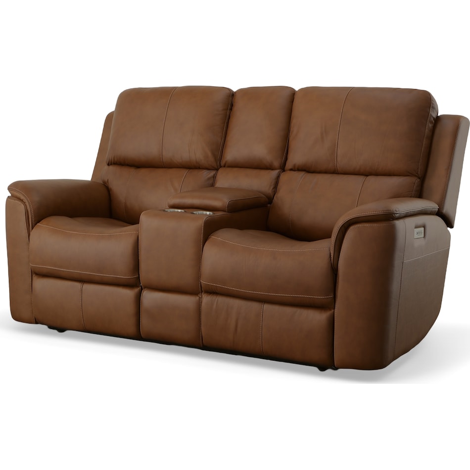 carmen living room brown mt motion leather loveseat p   