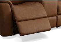 carmen living room brown mt motion leather loveseat p   