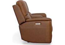 carmen living room brown mt motion leather loveseat p   