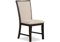 carter dining room brown dr side chair   