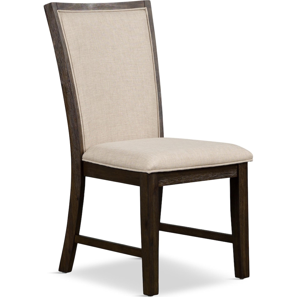 carter dining room brown dr side chair   