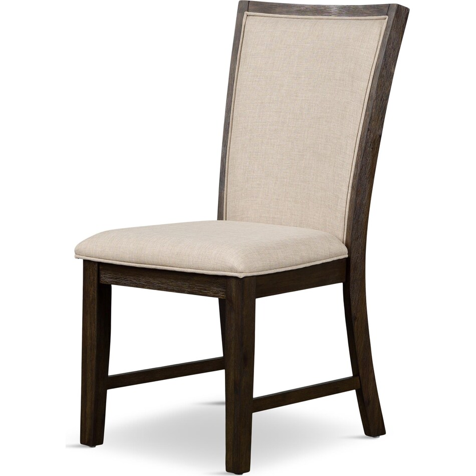 carter dining room brown dr side chair   