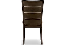 carter dining room brown dr side chair   