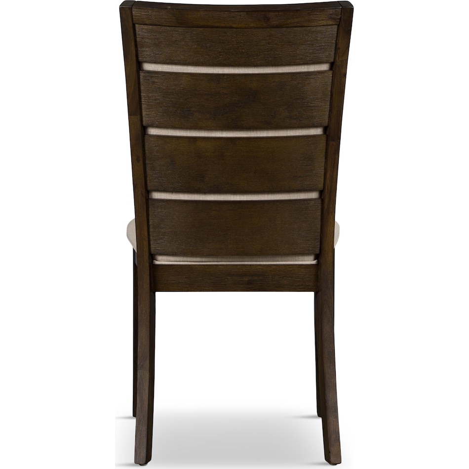 carter dining room brown dr side chair   