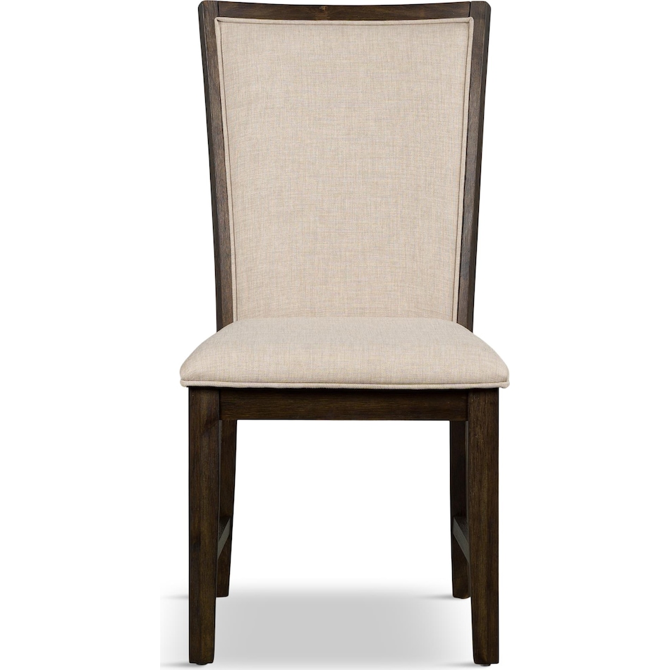 carter dining room brown dr side chair   