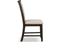 carter dining room brown dr side chair   