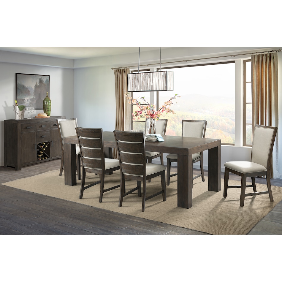 carter dining room brown dr side chair   