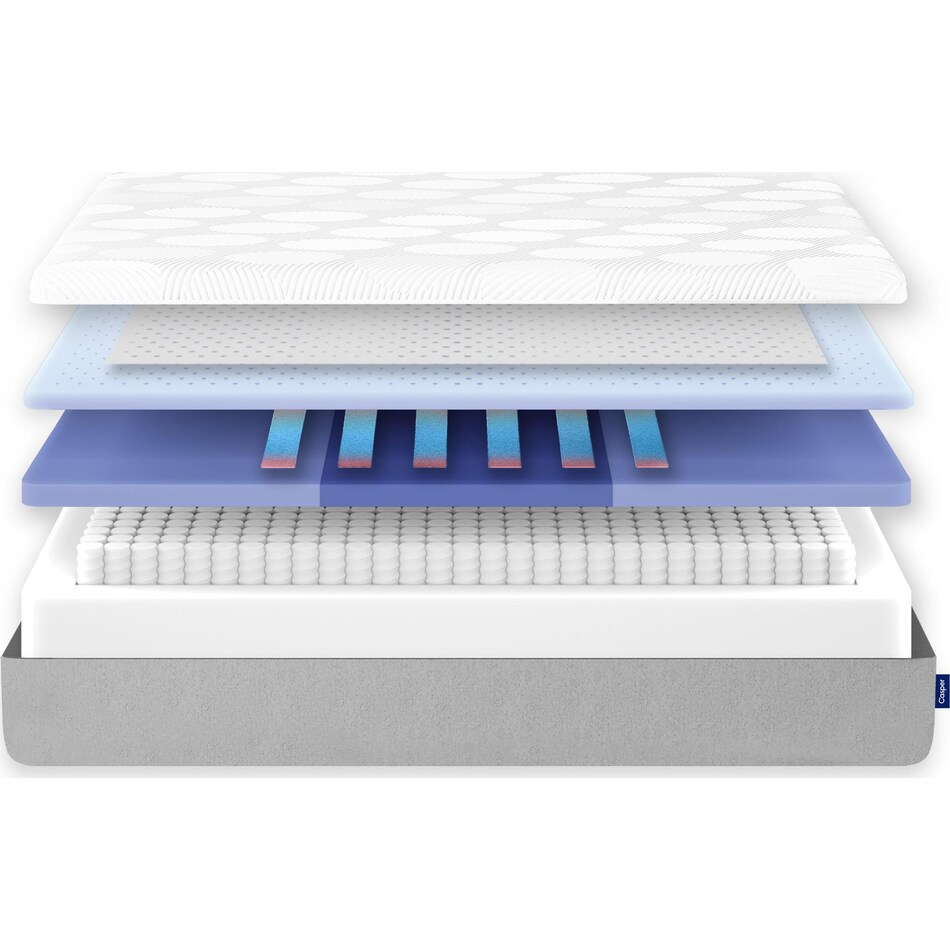 casper snow bd queen mattress   