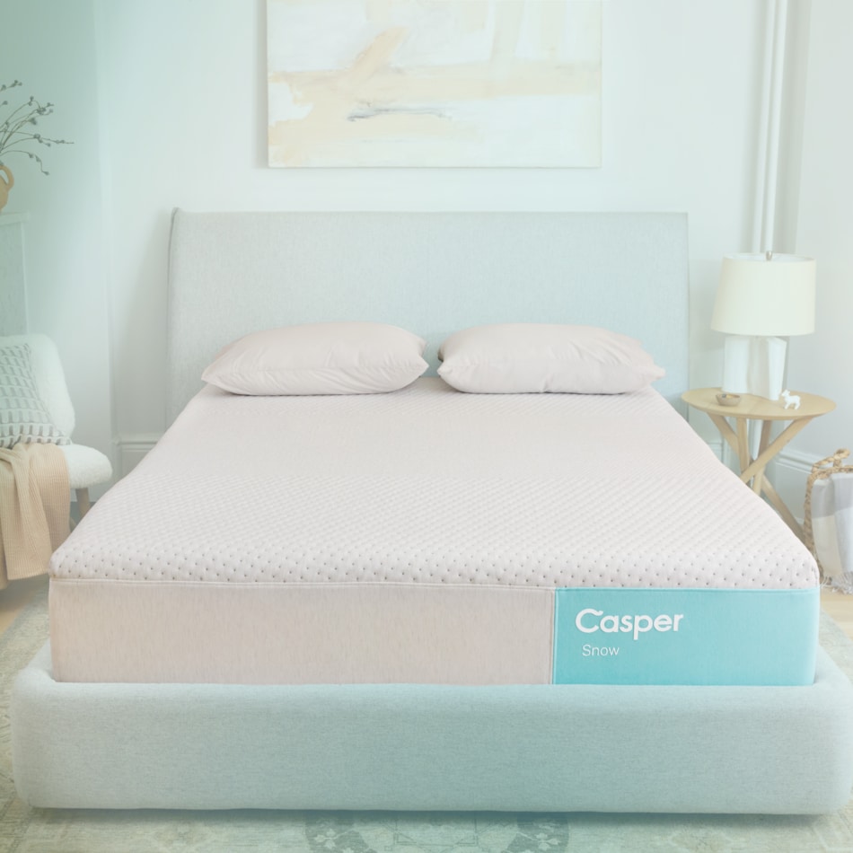 casper snow bd queen mattress   