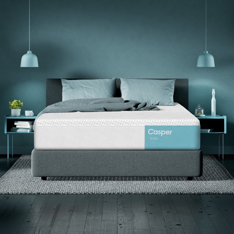 casper snow bd queen mattress   