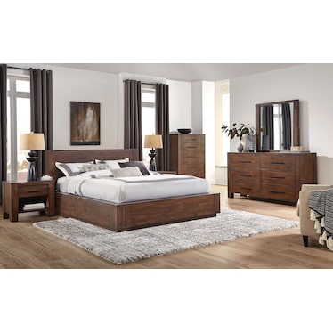 Cassia 3-Piece Queen Two Sided Storage Bedroom Set