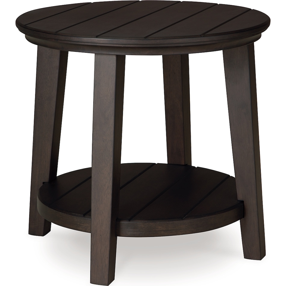 celamar occasional dark brown oc end chairside table t   