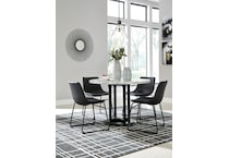 centiar dining room black d x  