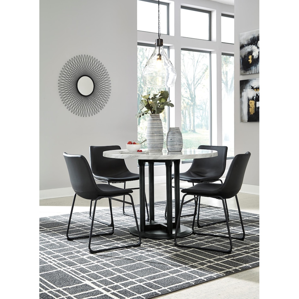 centiar dining room black d x  